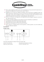 Предварительный просмотр 21 страницы CombiSteel 7478,0130 Instruction Manual