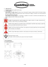 Preview for 11 page of CombiSteel 7478.1500 Instruction Manual