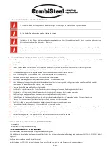 Предварительный просмотр 20 страницы CombiSteel 7478.1500 Instruction Manual