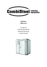 CombiSteel Coldroom 7469 Series User Manual preview