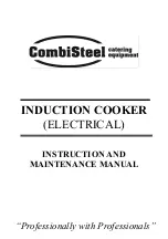 CombiSteel G6IN100E Instruction And Maintenance Manual preview