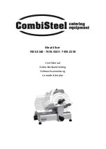 CombiSteel MS 220ST-U User Manual preview