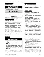 Preview for 5 page of Combustion Research Reflect-O-Ray EDS-4DI Installation, Operating, Maintenance And Parts Manual