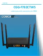 Comcast CGG-F782CTW5 Manual preview