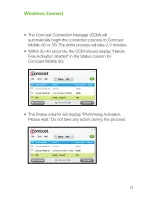 Preview for 13 page of Comcast High-Speed 2go CMU-301 User Manual