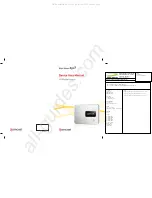 Comcast MiFi 2200 Device User Manual preview