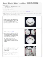 Comcast SMC SM01-Z Battery Installation preview