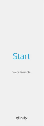 Предварительный просмотр 1 страницы Comcast Voice Remote User Manual