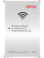 Предварительный просмотр 1 страницы Comcast XFINITY SMC-D3GNV Wireless Network Connection And Troubleshooting Tips