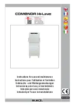 Comcater COMENDA Hi-Line HC Series Instructions For Use And Maintenance Manual preview