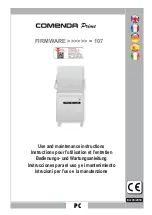 Comcater COMENDA Prime PC07 Use And Maintenance Instructions предпросмотр