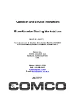 Comco WS2200 Series Operation And Service Instructions Manual preview
