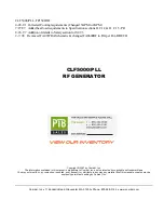 Comdel CLF5000/PLL Manual preview