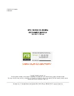 Comdel CPS-1001/S/13.56MHZ Operator'S Manual предпросмотр