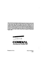 Preview for 71 page of Comdial 7016S System User'S Manual