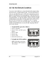 Предварительный просмотр 38 страницы Comdial DXP Digital Communications System Attendant Manual