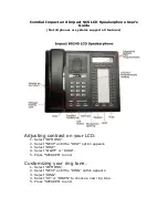 Comdial Impact 8024S Series User Manual предпросмотр