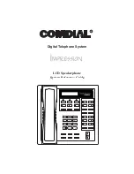 Comdial Impression System Reference Manual preview