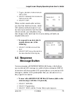 Предварительный просмотр 83 страницы Comdial Large Screen Display Speakerphone User Manual