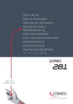 COMEC SOPRO 281 User Manual preview