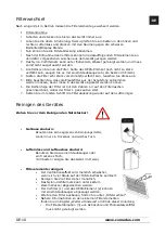 Preview for 10 page of Comedes Lavaero 280 Instructions For Use Manual