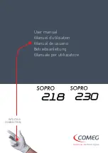 Preview for 1 page of Comeg SOPRO 218 User Manual