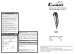 Comelec CP 7207 Instruction Manual предпросмотр