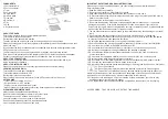 Предварительный просмотр 4 страницы Comelec HO 2808C Instruction Manual