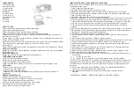 Предварительный просмотр 6 страницы Comelec HO 2808C Instruction Manual