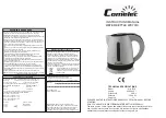 Предварительный просмотр 4 страницы Comelec WK 7310 Instruction Manual