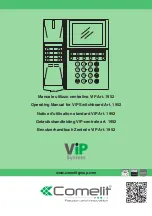 Comelit 1952 Operating Manual preview