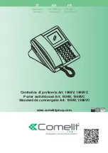 Comelit 1998V Technical Manual preview