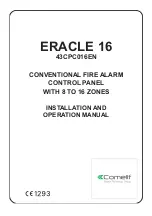 Preview for 1 page of Comelit 43CPC016EN Installation And Operation Manual