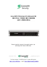 Preview for 1 page of Comelit 49808 Instruction Manual