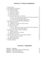 Preview for 3 page of Comelit HFX-720MS Owner'S Manual And Installation Instructions