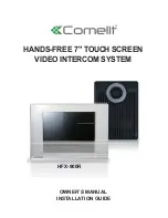 Предварительный просмотр 1 страницы Comelit HFX-900R Owner'S Manual & Installation Manual