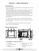 Предварительный просмотр 3 страницы Comelit HFX-900R Owner'S Manual & Installation Manual