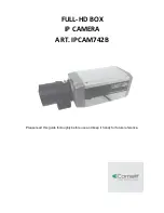 Preview for 1 page of Comelit IPCAM742B Manual