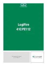 Предварительный просмотр 1 страницы Comelit LogiFire 41CPE112 Technical And Programming Manual