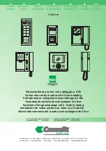 Предварительный просмотр 1 страницы Comelit Simplebus Color 5714C Technical Sheet