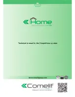 Preview for 1 page of Comelit simplehome Technical Manual