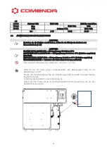 Preview for 68 page of COMENDA AQUA+VS Manual