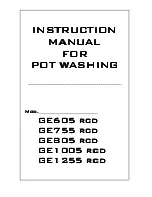 COMENDA GE1005 rcd Instruction Manual preview