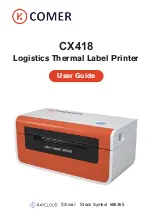 Comer CX418 User Manual preview