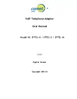 Comet Labs IPTEL-H User Manual предпросмотр