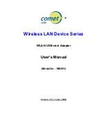 Comet Labs WN591 User Manual preview