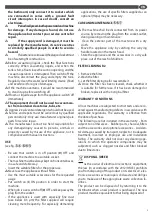 Preview for 9 page of Comet Spa CVP 278 PBH Translation Of The Original Instructions