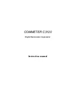 Comet System C3120 Instruction Manual предпросмотр