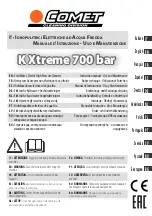 Preview for 1 page of Comet 9059 0025 Instruction Manual - Use And Maintenance