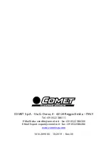 Предварительный просмотр 104 страницы Comet 9301 0001 Manual